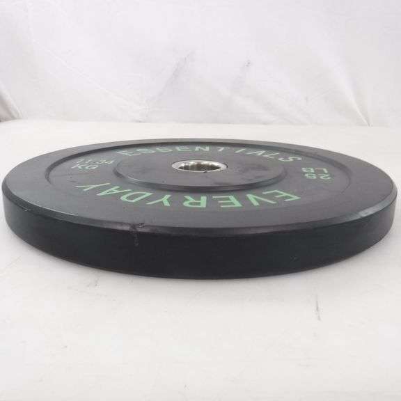 BalanceFrom Olympic Bumper Plate Weight Plate with Steel Hub, 25 lbs