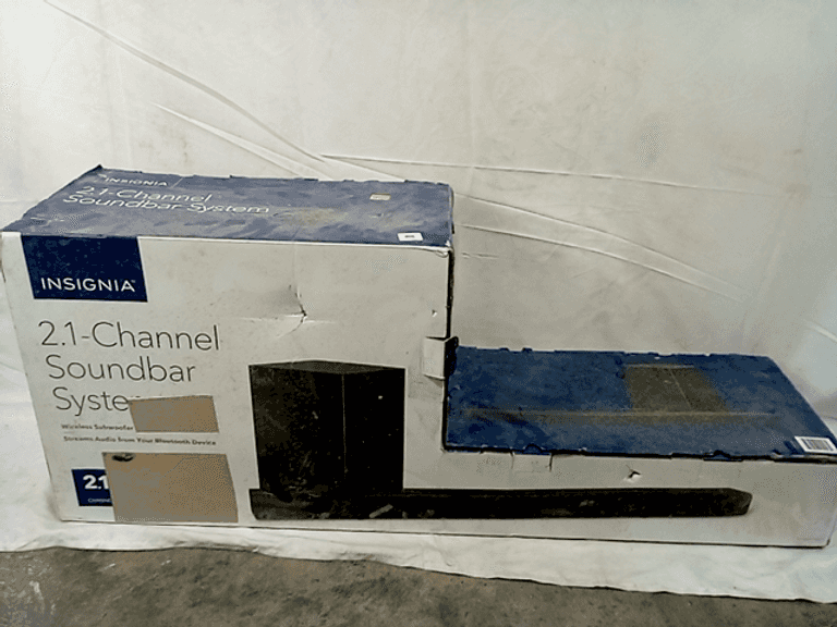 Insignia 2.1Channel 80W Soundbar System with Wireless Subwoofer