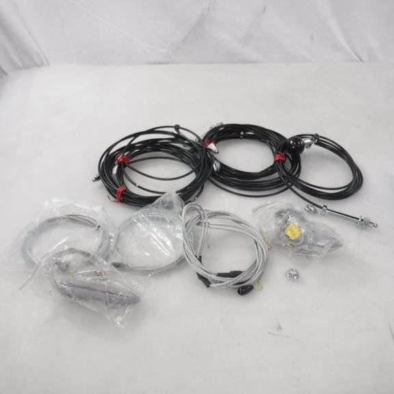 Assortment Of Steel Wires Includes 4 Exerflex Pro Steel Gym Cables