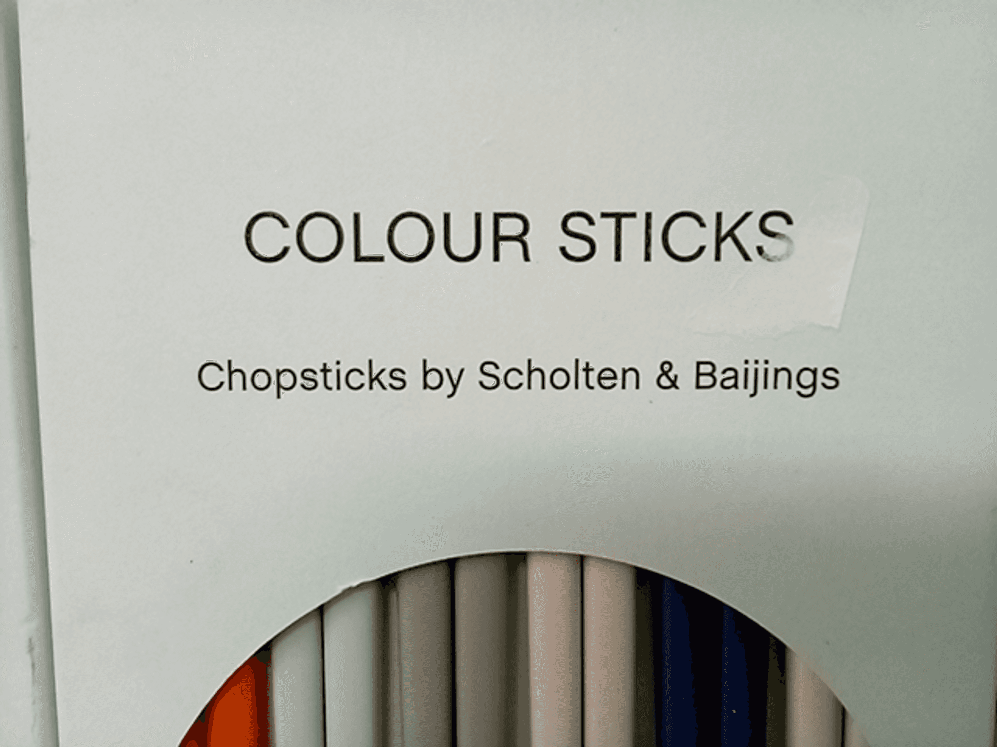Lot of 5 - Hay Colour Sticks Chopsticks by Scholten and Baijings