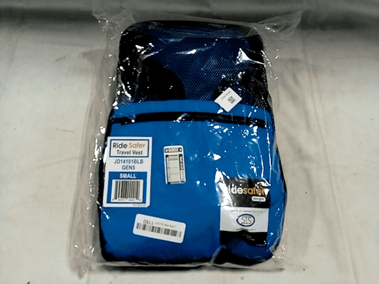 Ride Safer Travel Vest Gen 5, Small, Blue Dutch Goat