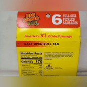 sr❤︎mama購入ページ Penrose Big Mama Pickled Sausages, 2.4 Ounce, 6 Pack - Dutch Goat