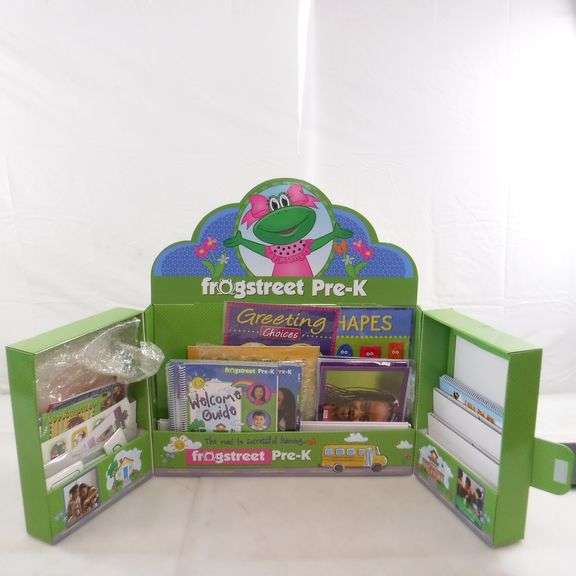Frog Street Pre-K Large Learning Center, Assortment Of English And Spanish  Bilingual Books, Flash Cards, Learning Posters, Welcome Plan And Weekly  Lesson Guide, All Can Be Stored In Fold Up Center. -