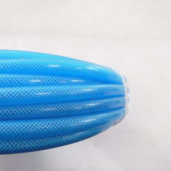 FYPower 1/4" X 100ft Polyurethane Air Hose Kit - Reinforced, 300 PSI, With Quick Couplers & Bend Limiters