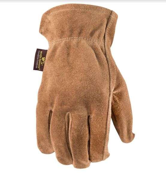 WELLS LAMONT Insulated Leather Work Gloves - Grain Cowhide, Thinsulate Lined, Large (1108L) For Cold Weather - View #2