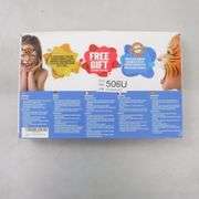 Blue Squid Face Painting Kit - 24 Colors With Stencils, Glitter & Hair Chalk For Kids Halloween