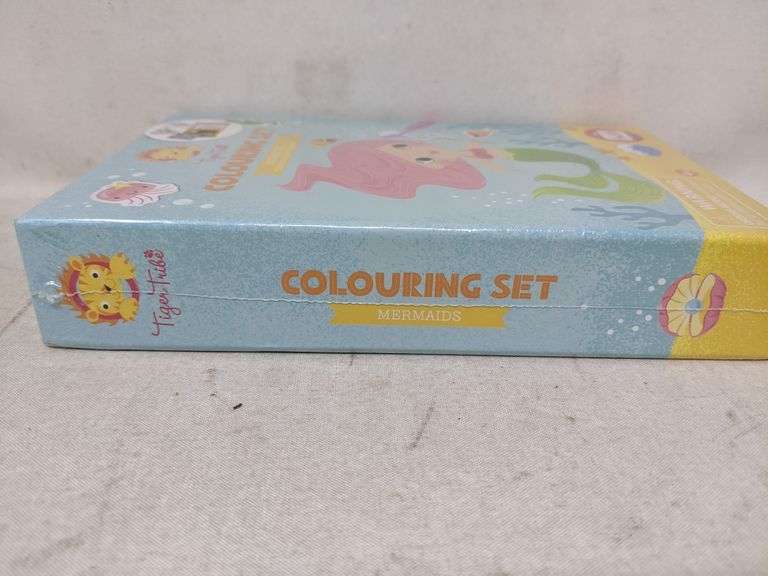 Tiger Tribe Coloring Set Mermaids Ages 3+ - Dutch Goat