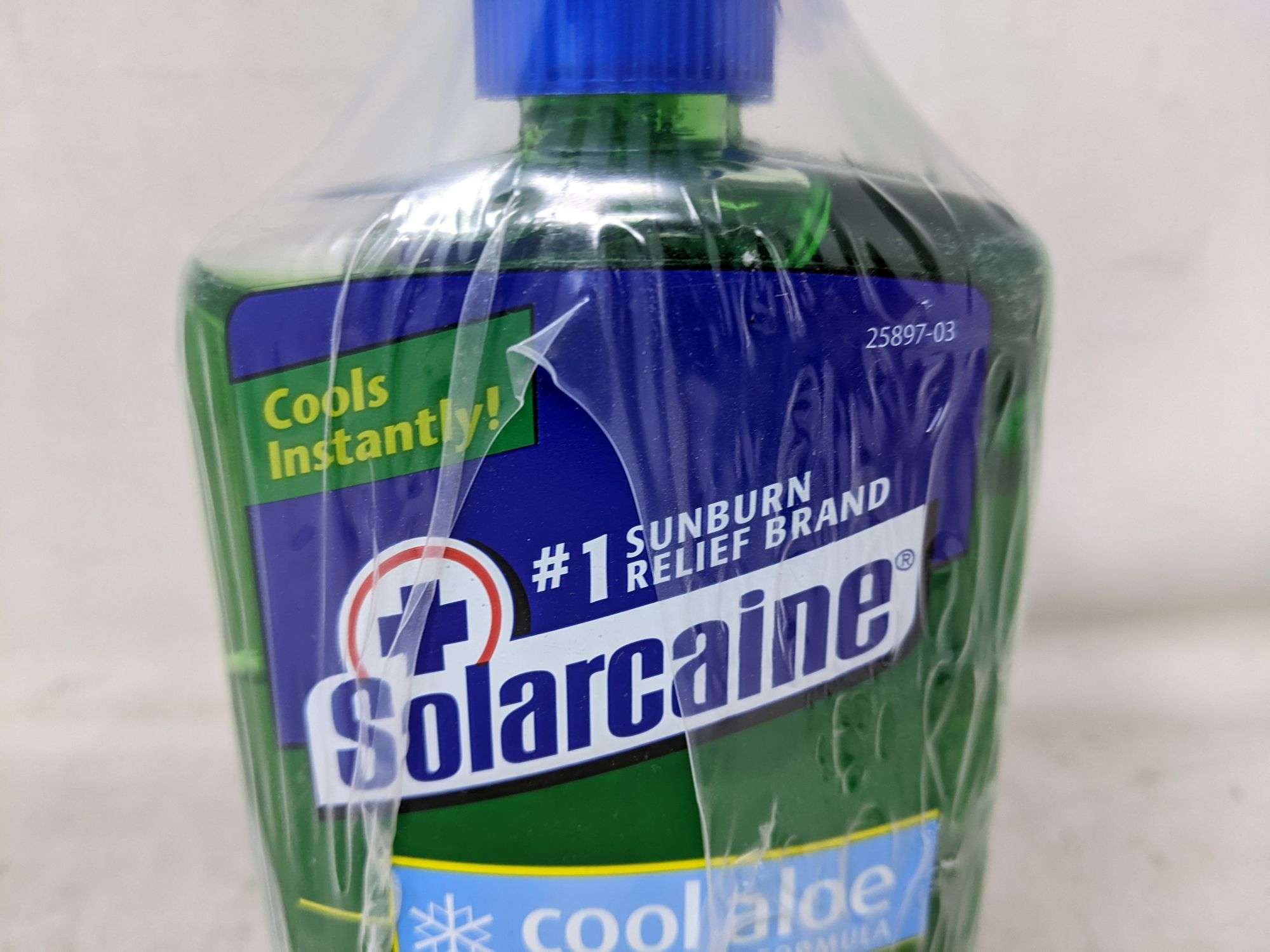 Lot of 3 Solarcaine Cool Aloe - Pain Relieving Gel - Dutch Goat