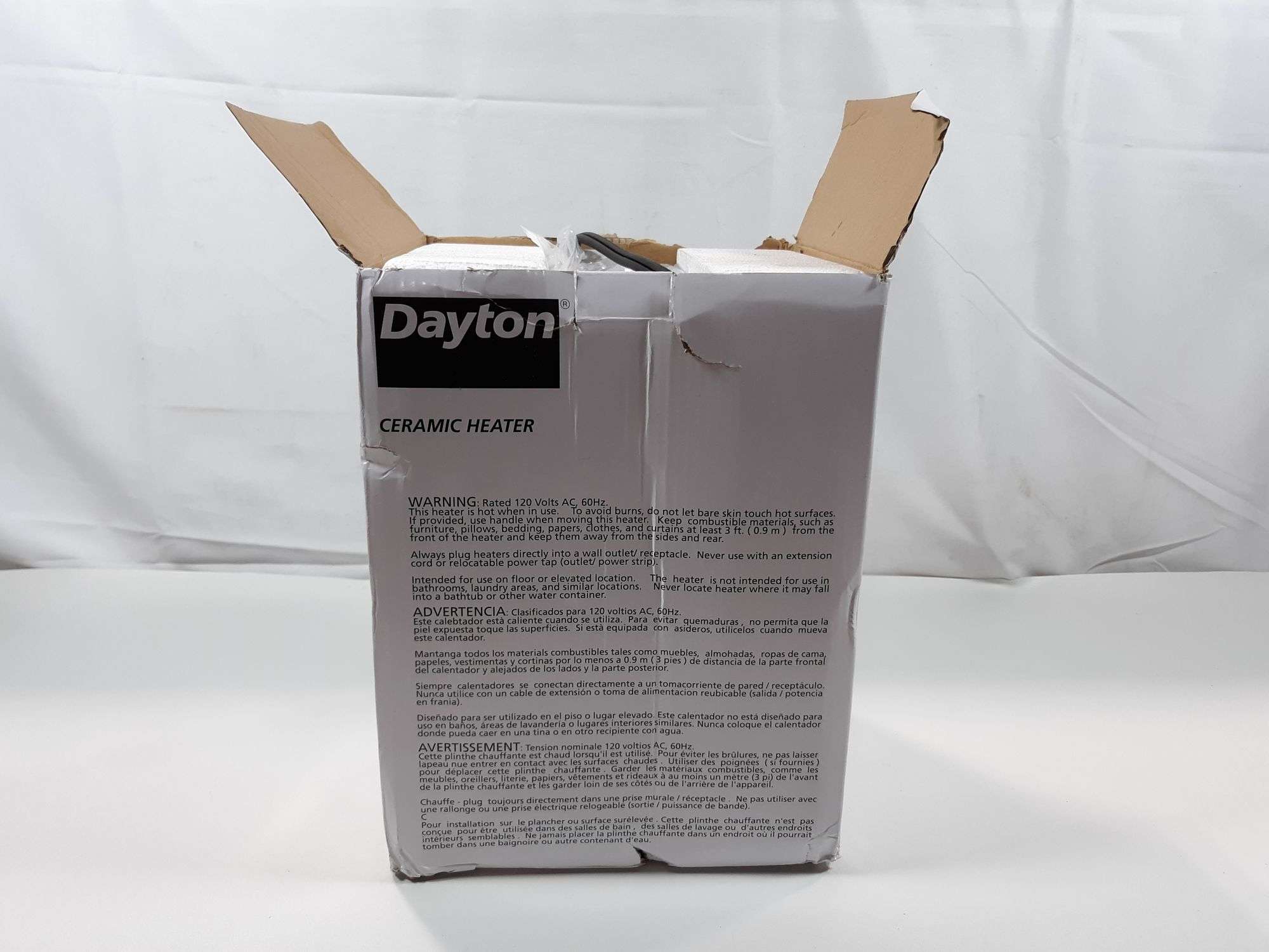 Dayton Ceramic Heater - 120 Volts, 1500 Watts - 1VNW9A - Dutch Goat