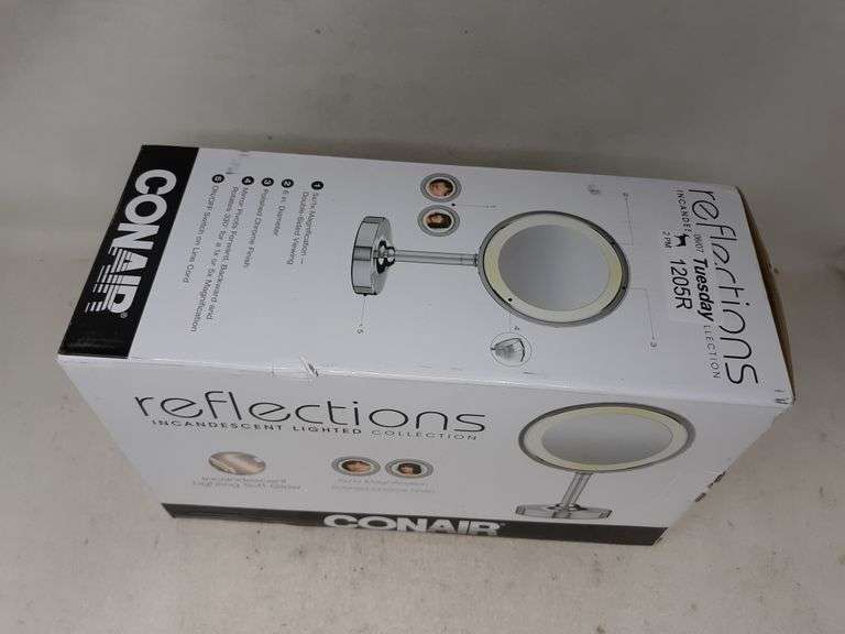 Conair Reflections Incandescent Lighted Collection Mirror Dutch Goat