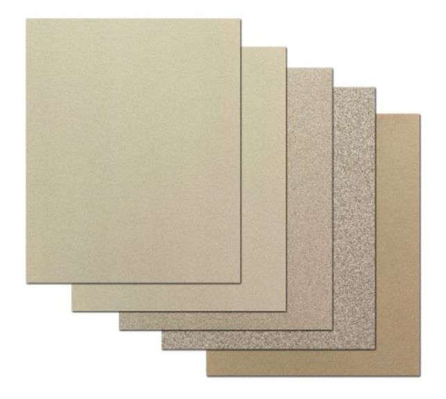 Pack Of 5 Gator Assorted Sandpaper Sheets For Wood, Metal, Drywall
