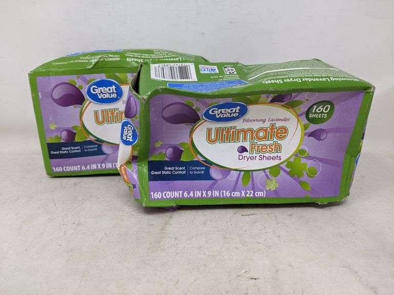 Lot of 2 Great Value Ultimate Fresh Dryer Sheets Dutch Goat