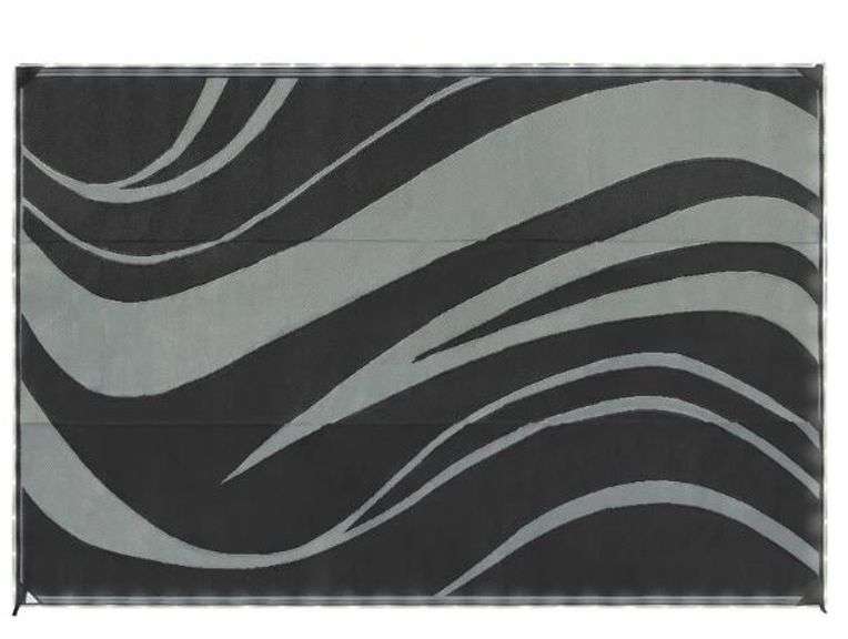 Venture Forward LED Illuminated Patio Mat with Wave Design 9ft x 12ft