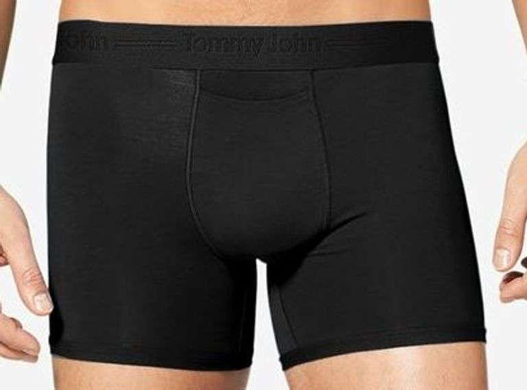 Tommy John Men's Underwear Black Stretch Fabric Size Xlarge Dutch Goat