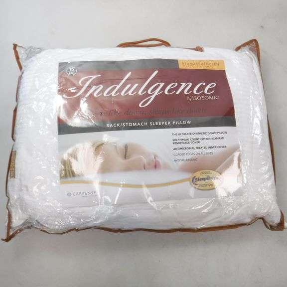 Indulgence By Isotonic Down Alternative Standard/Queen Side Sleeper Pillow Dutch Goat