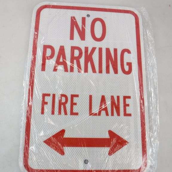 No Parking Fire Lane Parking Sign 18