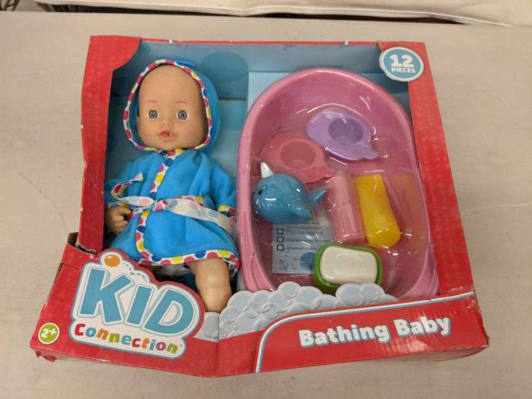 Kid Connection Bathing Baby Doll and Accessories Dutch Goat