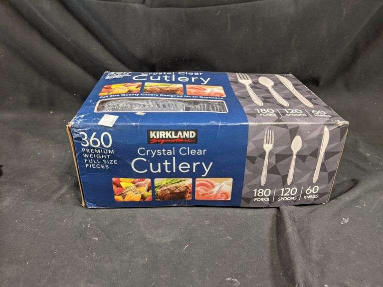 Kirkland Signature Crystal Clear Cutlery 360 Pieces Dutch Goat