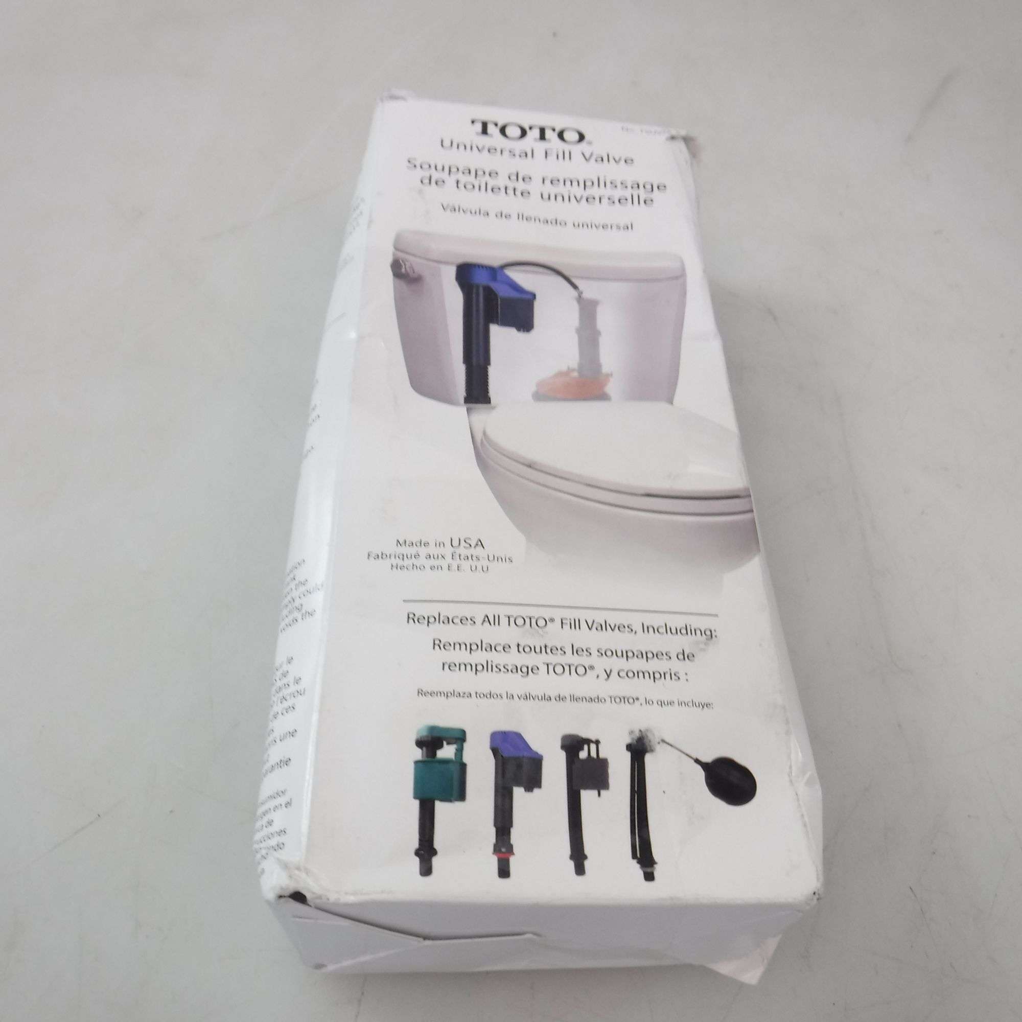 Toto Adjustable Replacement Fill Valve Assembly For Toilet Tanks USA