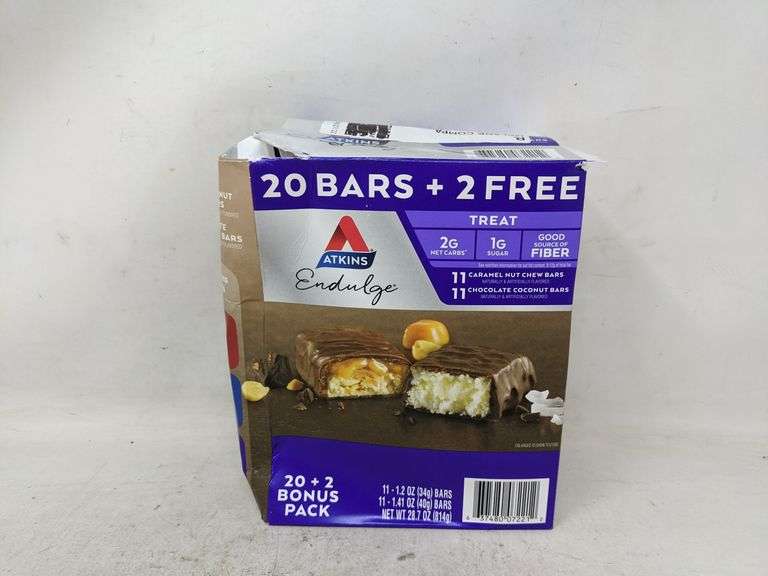 Atkins Endulge Treat Variety Pack 20 + 2 Bonus Bars - Dutch Goat