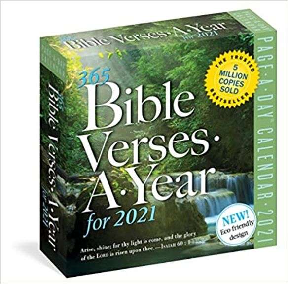 365 Bible Verses A Year Page A Day Calendar 2021 Dutch Goat