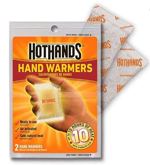 Lot Of 4 Hot Hands Hand Warmers Natural And Odorless Long Lasting Air
