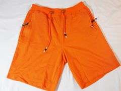 Best Classic Vogue Fashion Stay Orange Sweat Shorts With Zip 