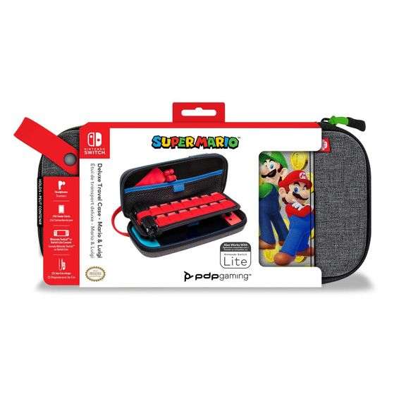 Nintendo Switch Deluxe Travel Case Supermario Mario & Luigi - Dutch Goat