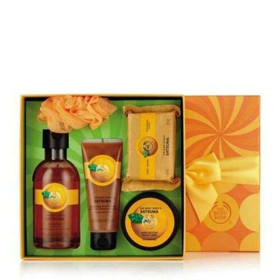 The Body Shop 5 Piece Satsuma Collection Gift Box Dutch Goat