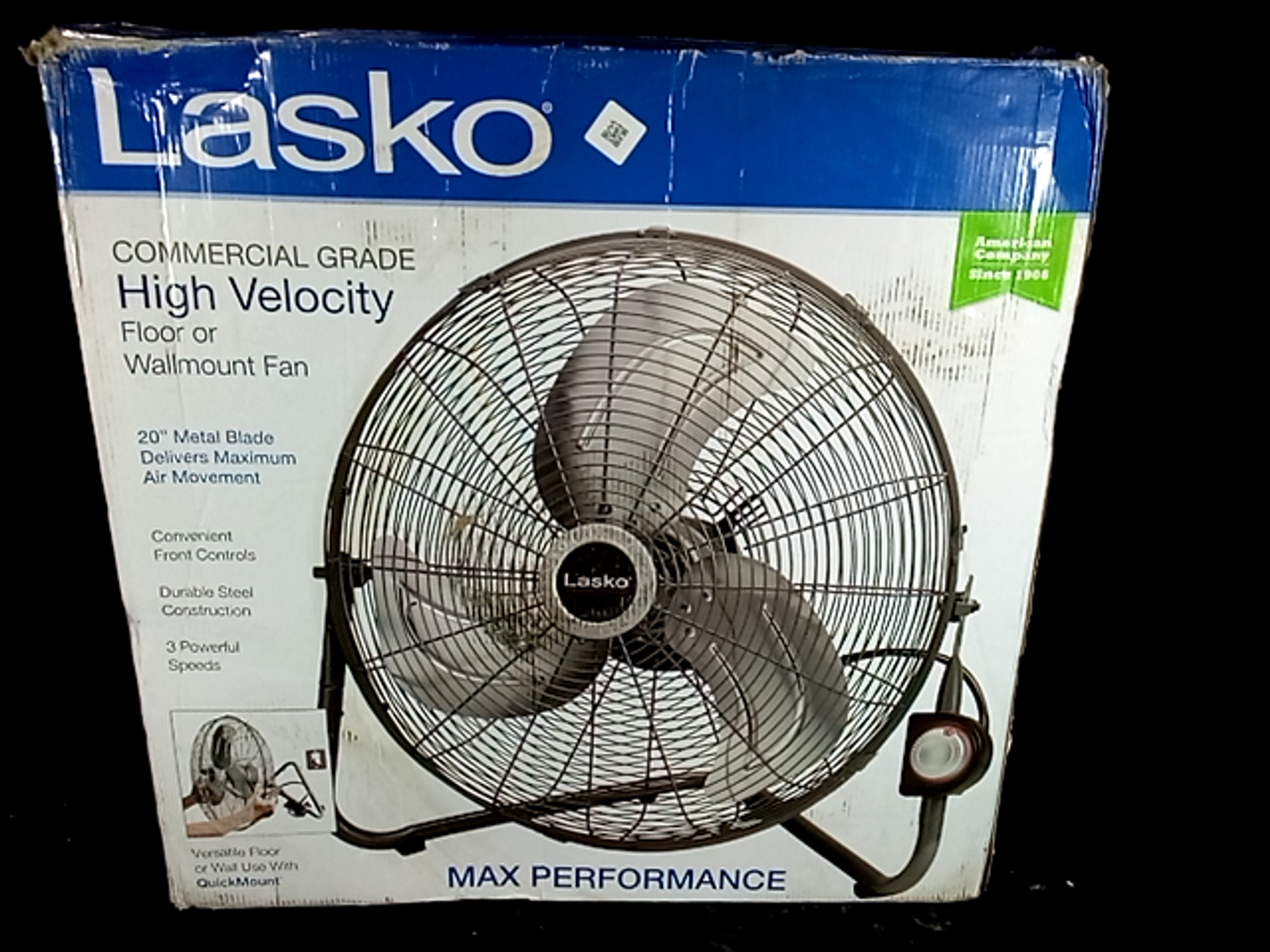 Lasko Max Performance 20 High Velocity Fan H20310 - Dutch Goat