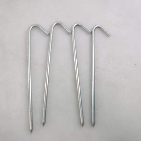 Stake Rack Hooks Lot of 4 Stainless Steel 12