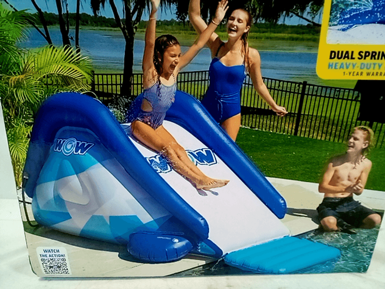 Wow Cascade Pool Slide with Dual Sprinklers Dutch Goat