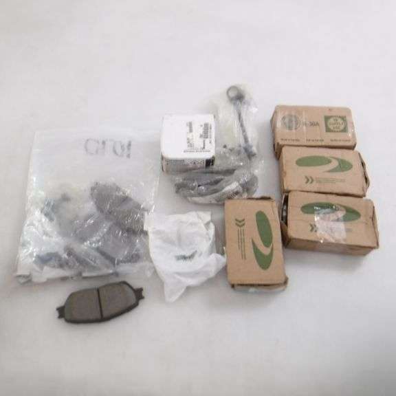 Assortment Of Vehicle Parts Wheels Weights, Brake Pads and More See Pics For All Items and