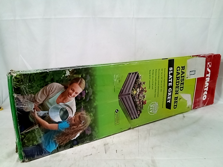 Lot of 2 Stratco Raised Garden Bed Slate Grey Dutch Goat