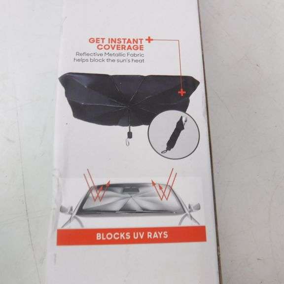 Sharper Image Umbrella Shade PopUp WindShield Umbrella Dutch Goat