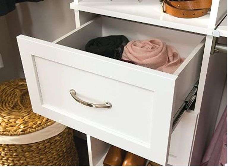 ClosetMaid SuiteSymphony Wood Drawer Add On Accessory, Shaker Style ...