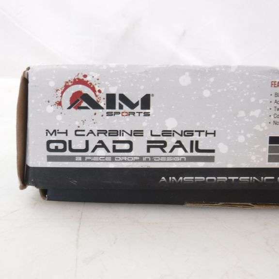 Aim Sports AR15/M4 Drop In Quad Rail Handguard Carbine Length Aircraft