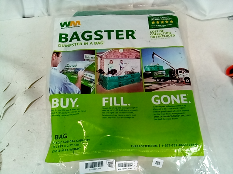 WM Bagster Dumpster In a Bag 606 Gal Capacity Dutch Goat