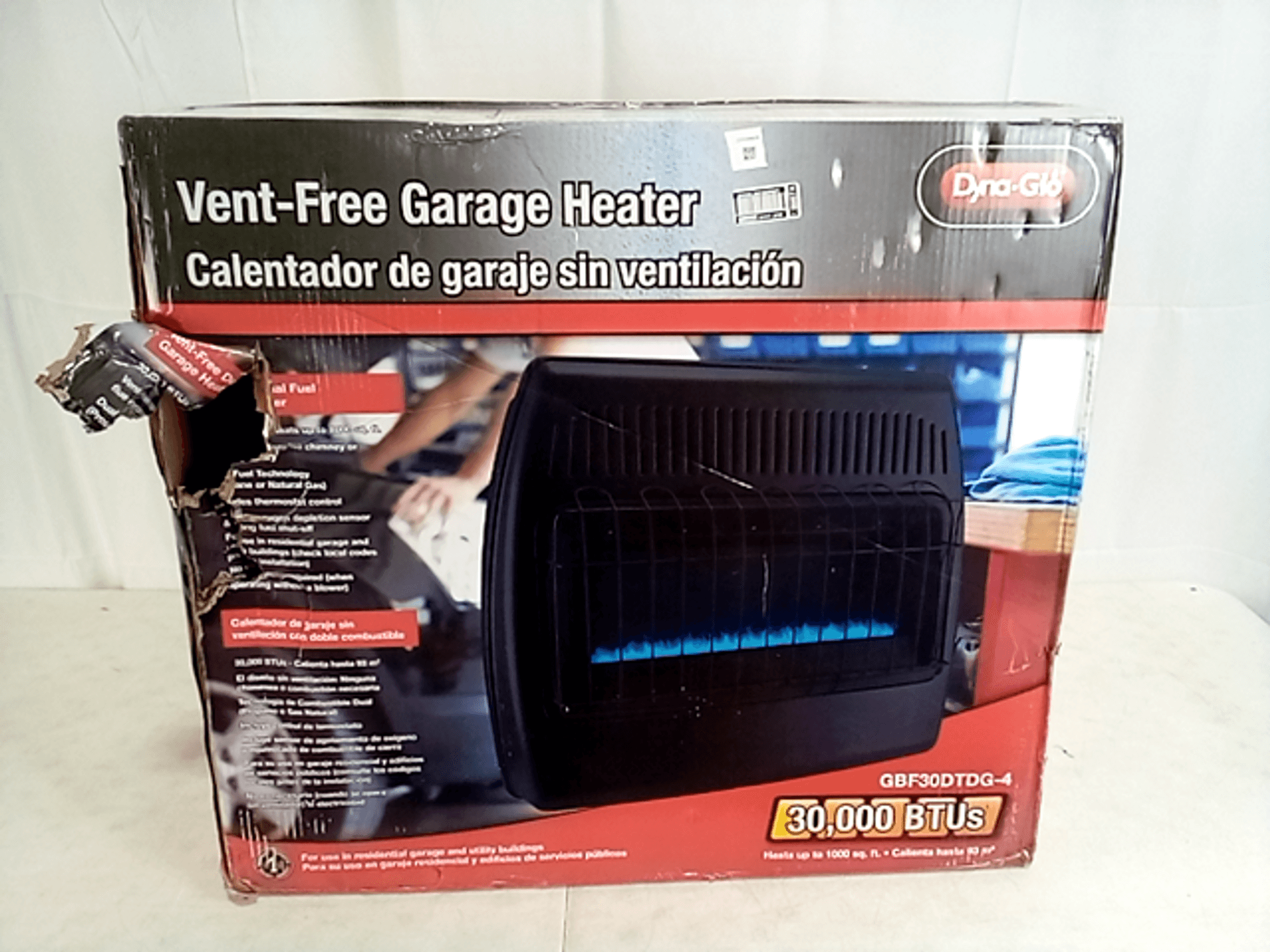 Dyna-Glo 30 000 BTU Blue Flame Vent Free Thermostatic Garage Heater - Dutch  Goat