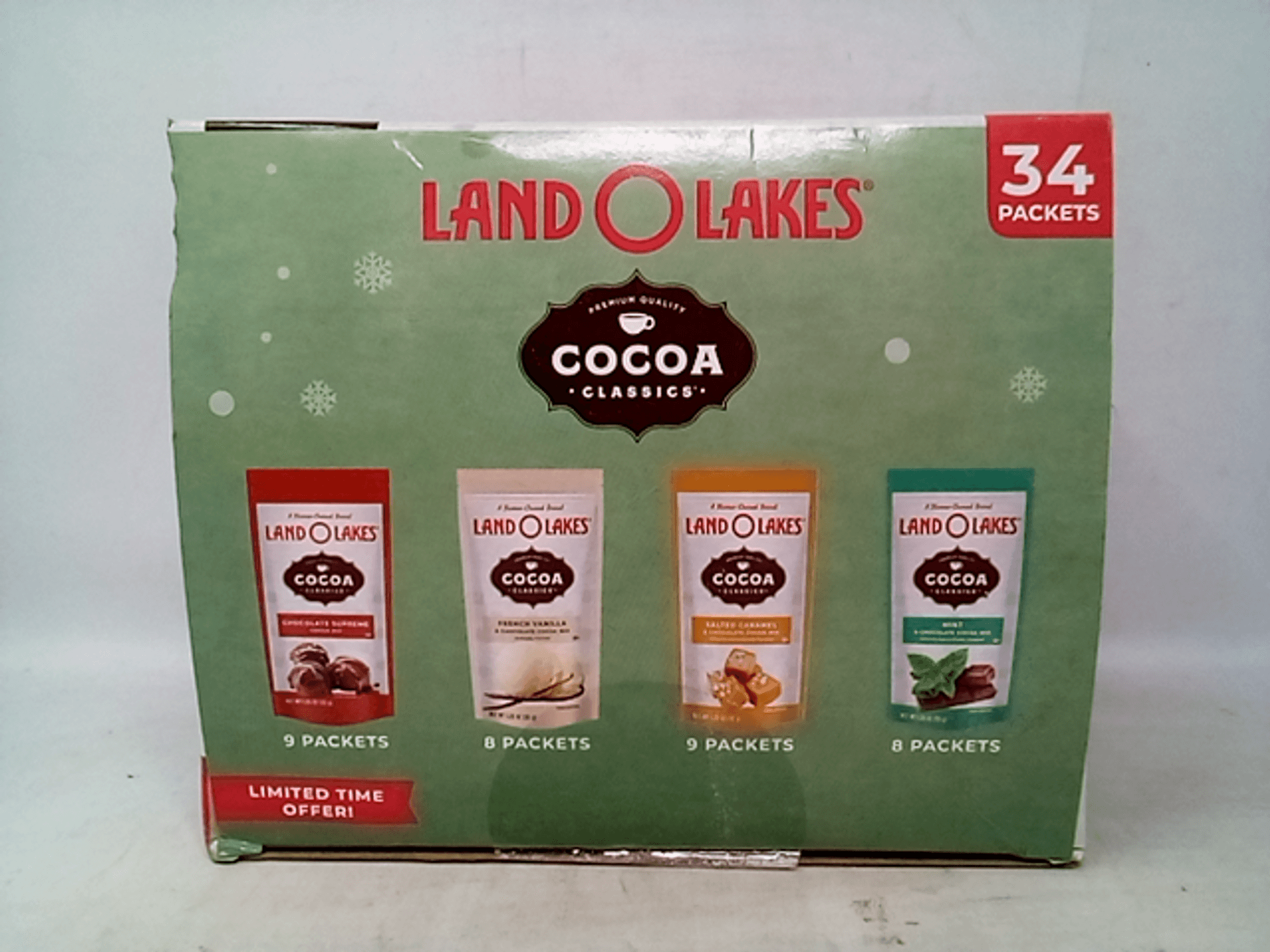 Land O' Lakes Cocoa Classics Hot Cocoa Mix, Variety Pack (34 Pk