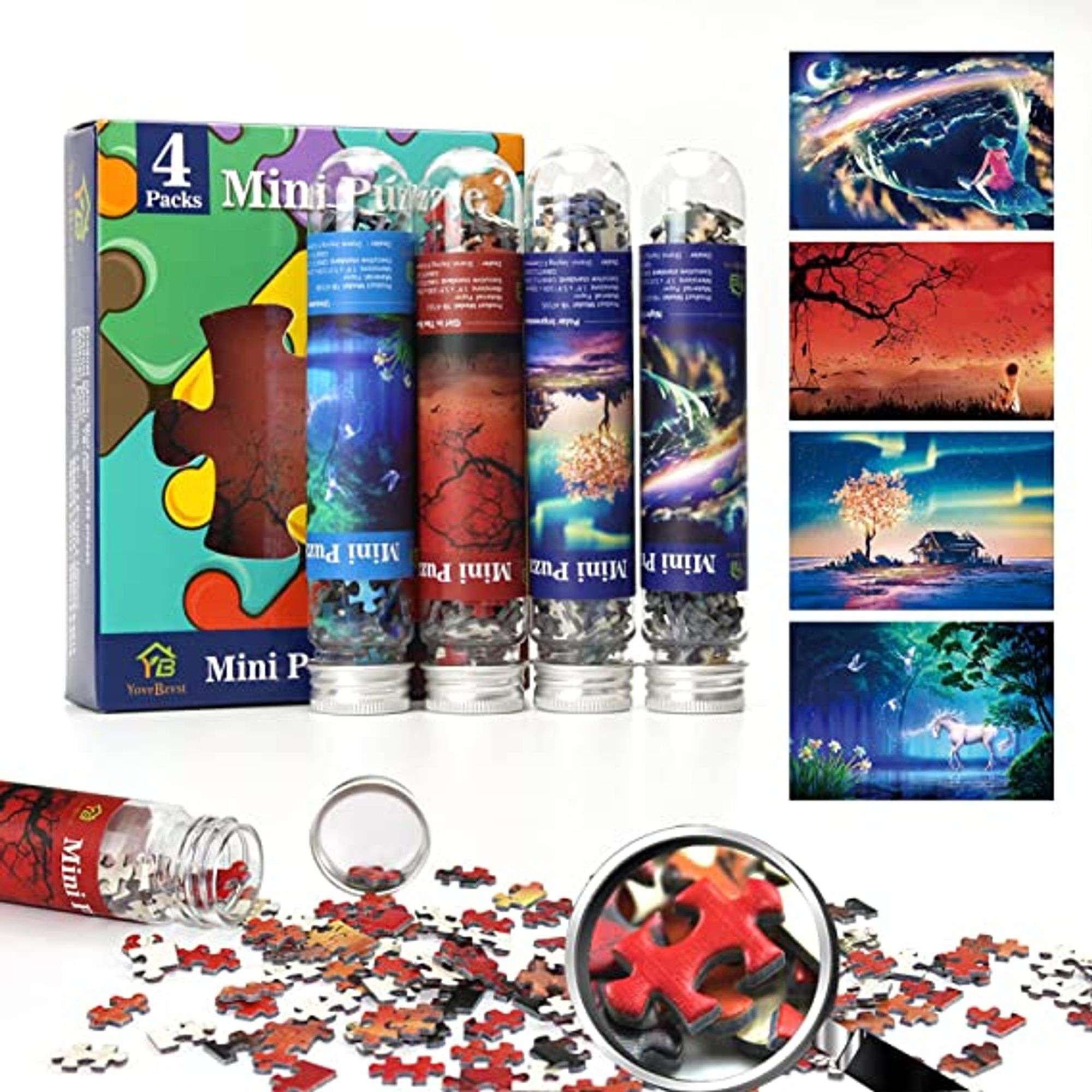 Box of 2 - Yove Bzvst Box of 2 - Mini Puzzle 4 Packs 3.9