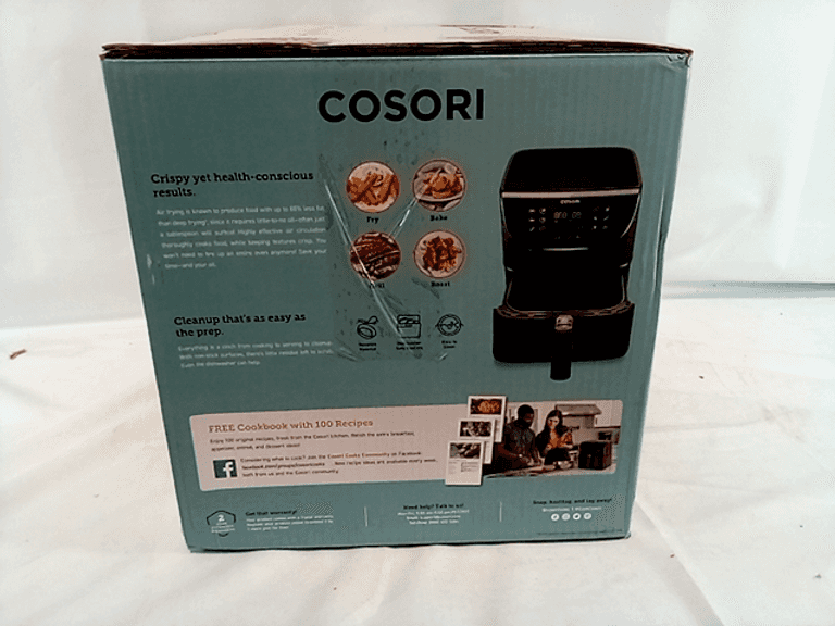 Cosori 5.8Quart Premium Air Fryer With Skewer Rack Set Dutch Goat