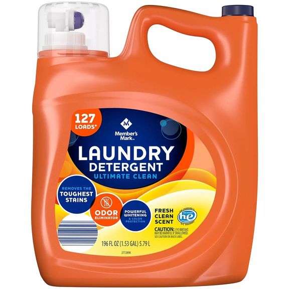 Member's Mark Liquid Laundry Detergent, Clean Fresh Scent (196 Fl Oz