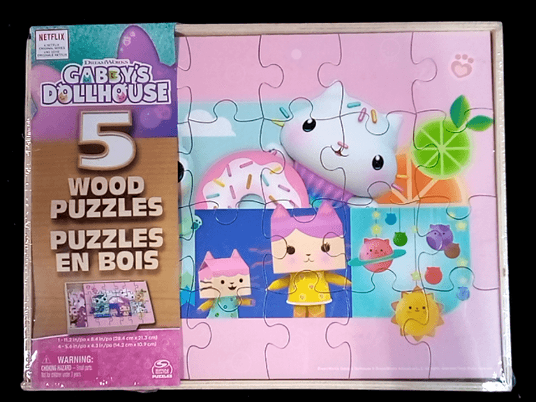 Gabby's Dollhouse 5 Wood Puzzles - Dutch Goat