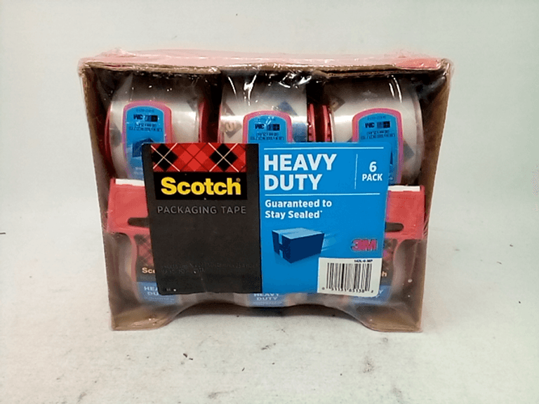 Scotch Heavy Duty Packing Tape With Dispenser, 1.88" X 54.6 Yds., Clear, 4/ Pack (3850-4RD - View #3