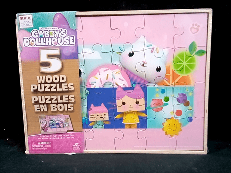 Gabby's Dollhouse 5 Wood Puzzles - Dutch Goat