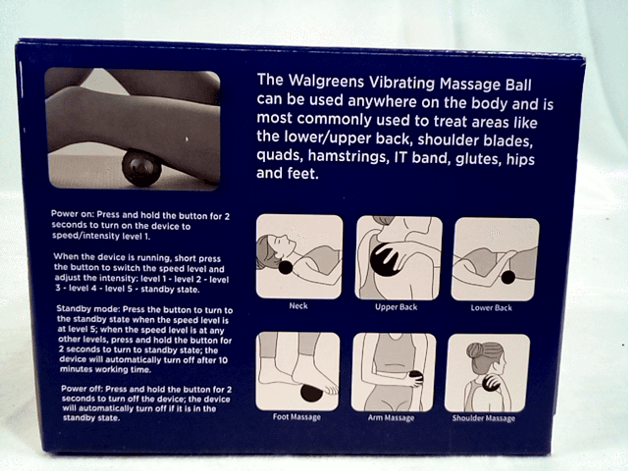 vibrating back massager walgreens Walgreens, Ergonomic Vibrating Massage Ball, Black