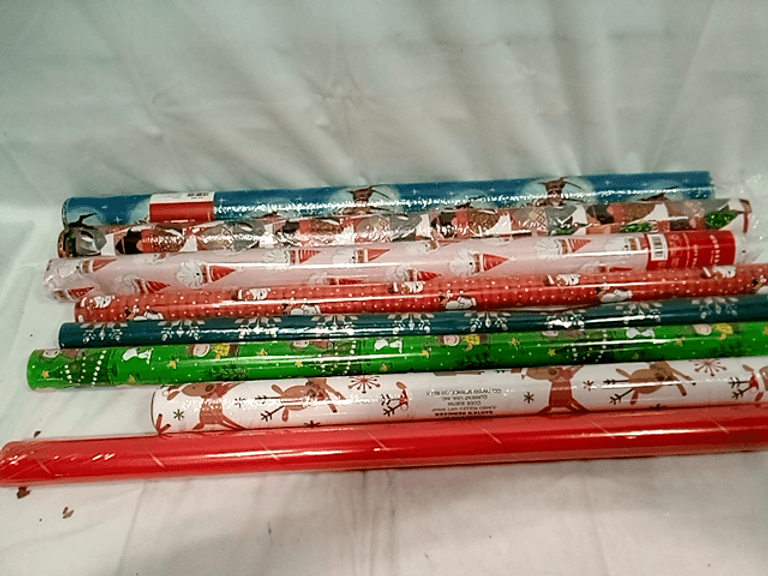 Assortment Of Gift Wrapping Paper Rolls, MultiColor Dutch Goat