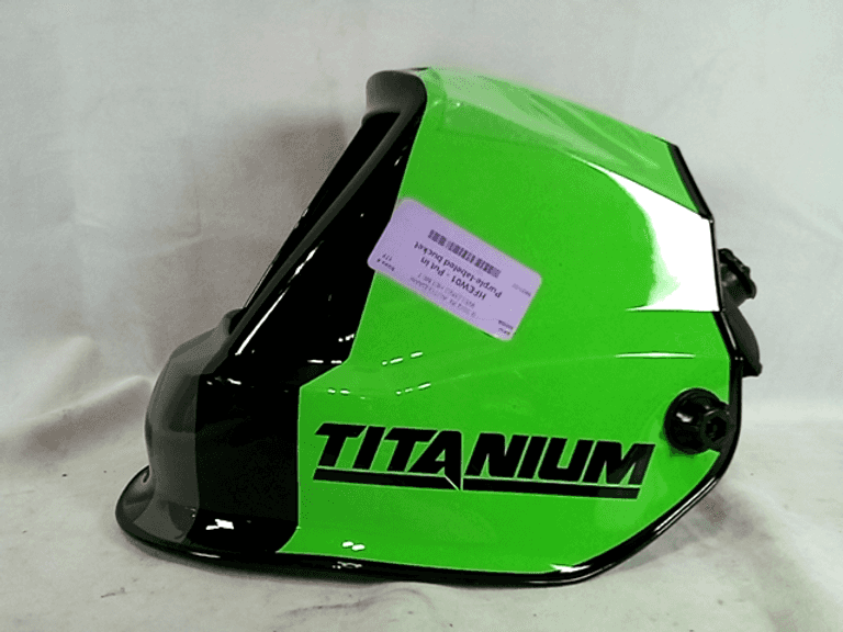 Titanium 9.3Sq In. AutoDark Welding Helmet Dutch Goat