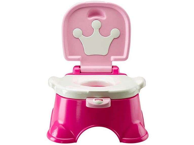 FisherPrice Pink Princess Stepstool Potty Dutch Goat
